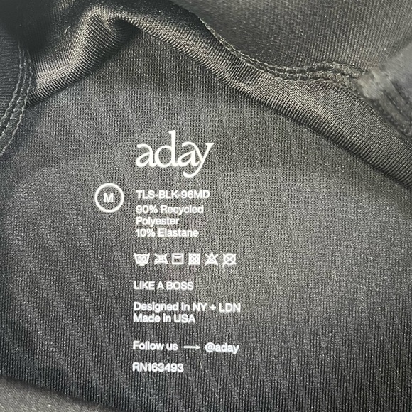 Aday Like A Boss Black Scuba Pullover Sweatshirt Top size Medium - Picture 8 of 8